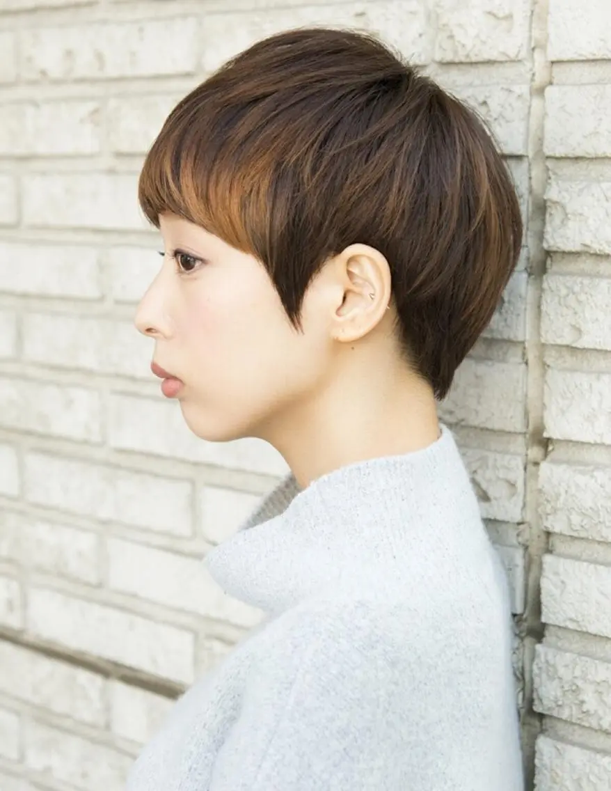 ショート 趙 英来のヘアスタイル