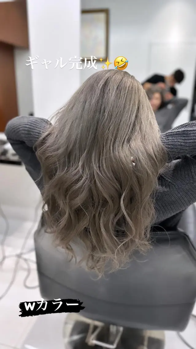 カラー ハイトーンカラー 表参道美容師 ぶんじのヘアスタイル