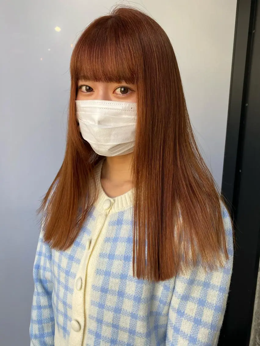 ロング カラー ハッシュレイヤー ༊*·˚ リナのヘアスタイル