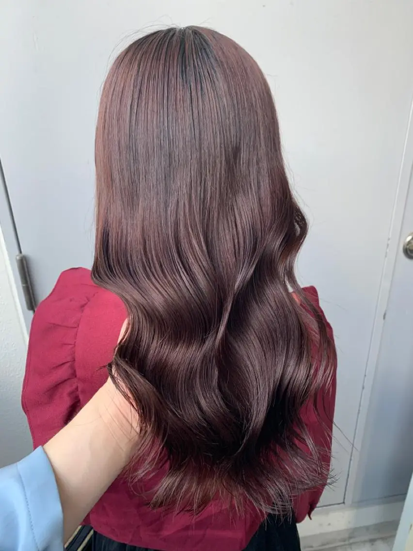 セミロング カラー ベージュカラー💖 やすひろのヘアスタイル