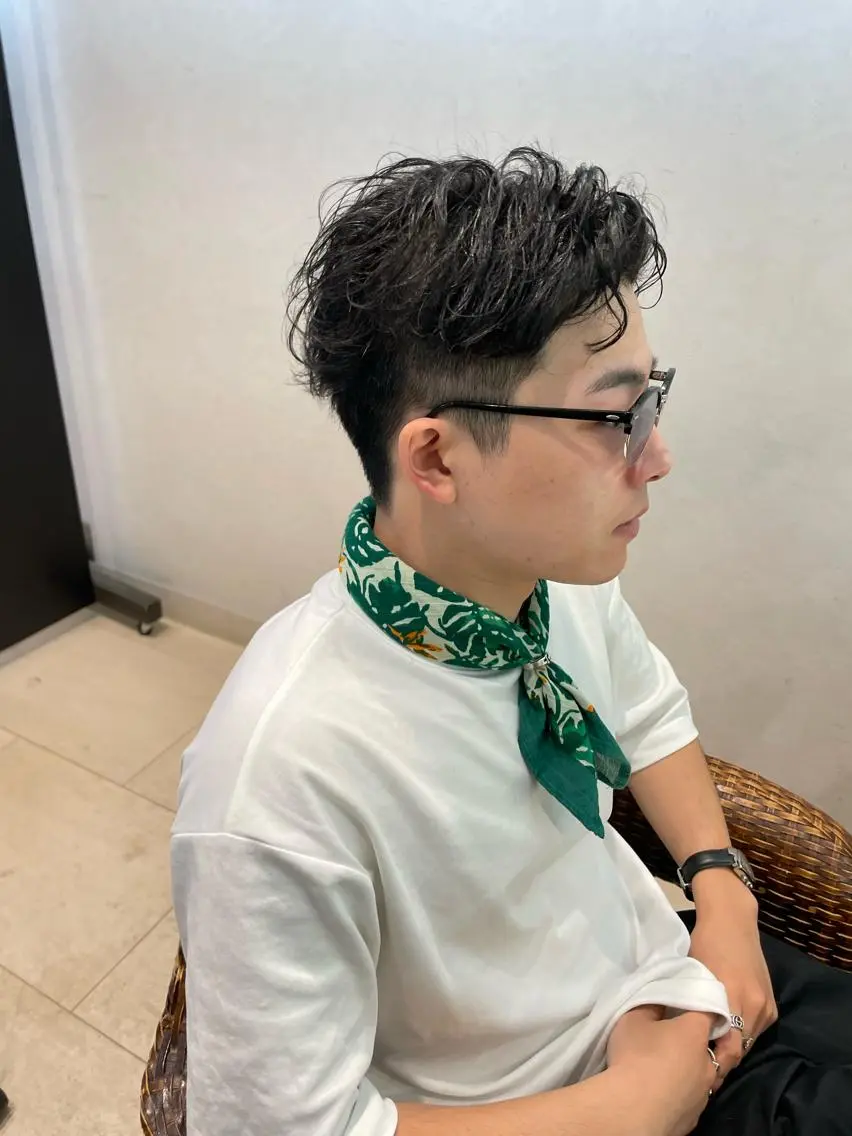 ショート パーマ メンズ あ あのヘアスタイル