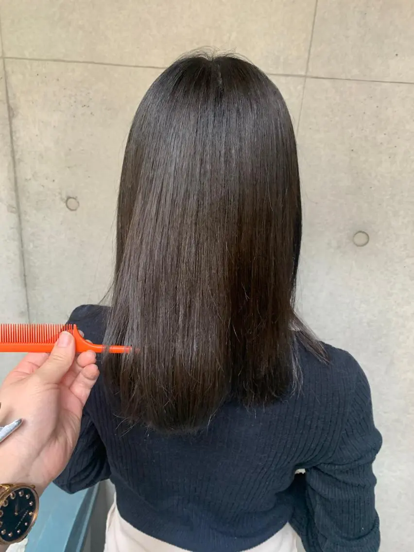 セミロング トリートメント 美髪× ヘアセット✨Araiのヘアスタイル