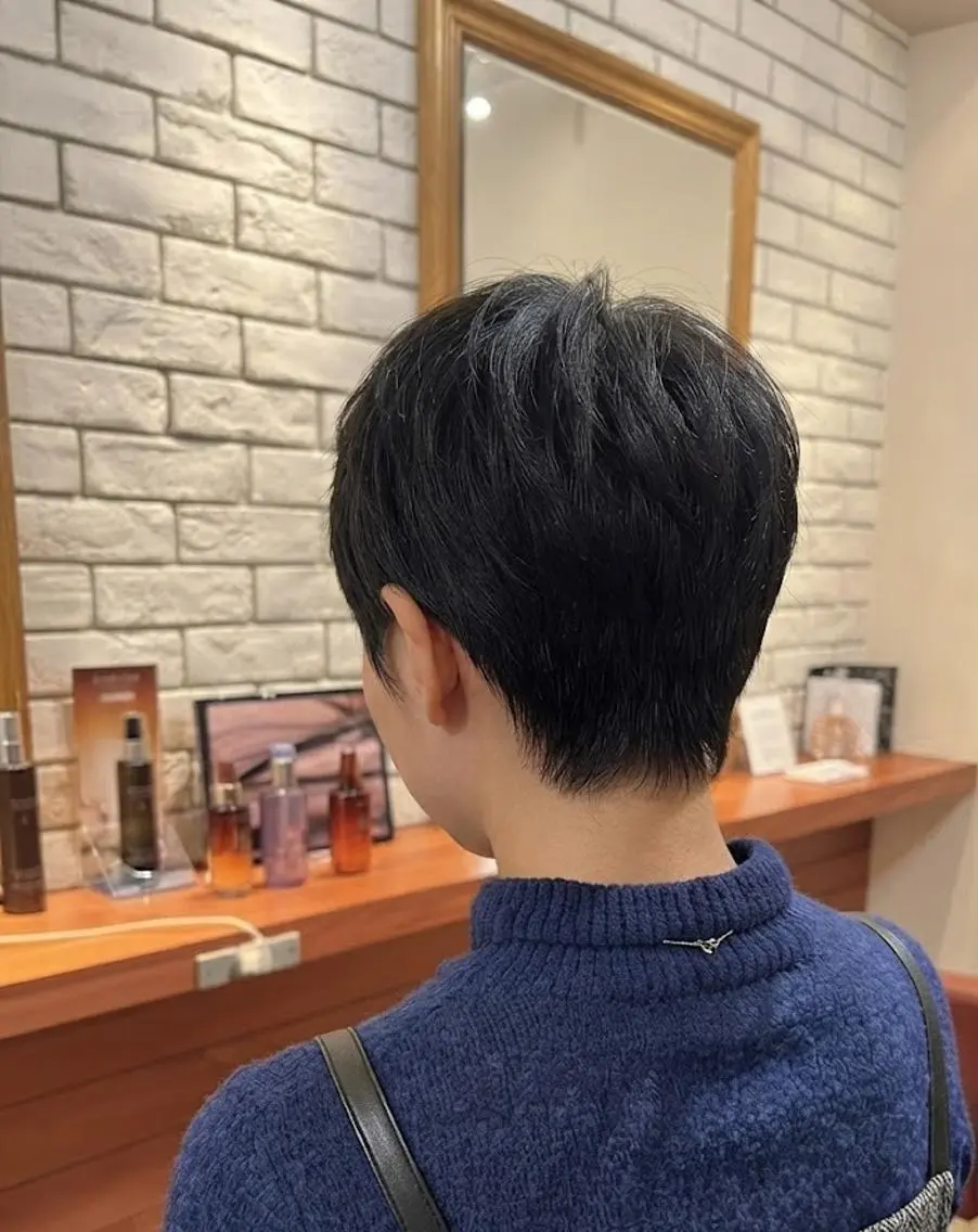 ショート カラー ショートヘア カット トリートメント ヘッドスパ flencia 丸 和博｜カットのヘアスタイル