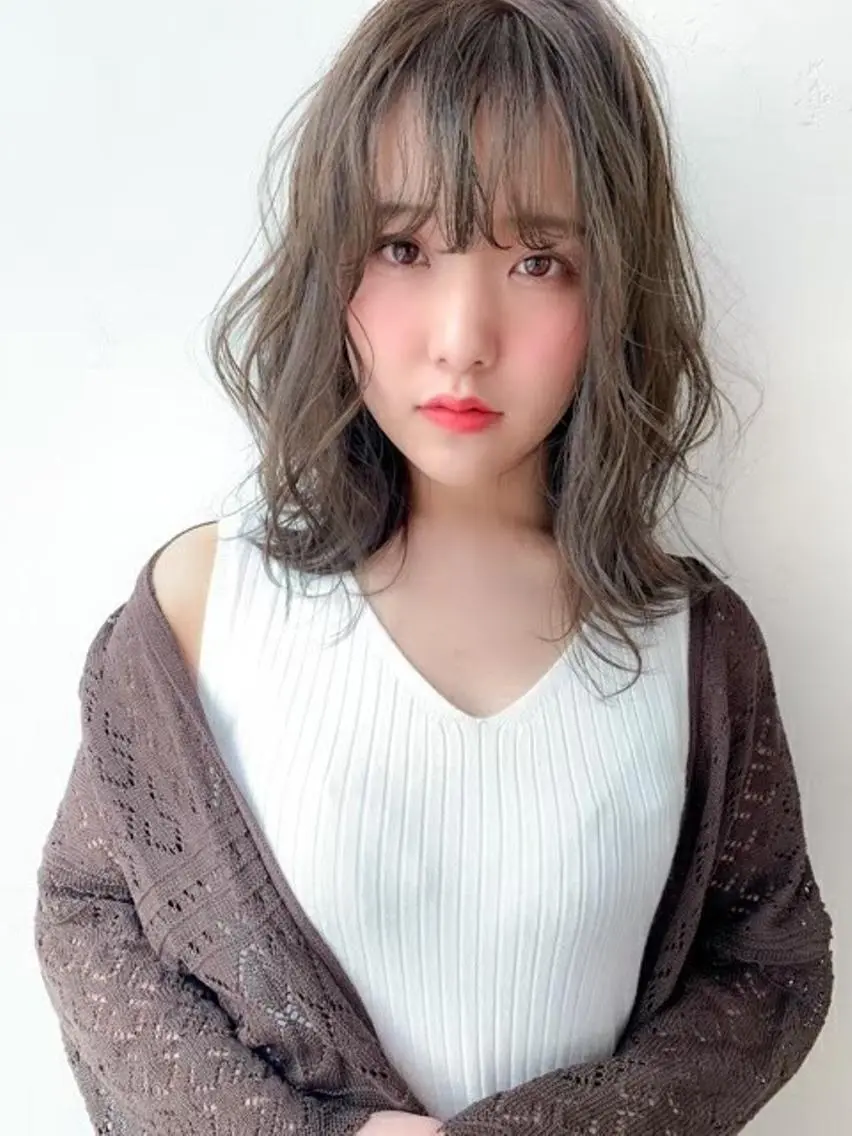 セミロング メンズ縮毛矯正✂ 髪質改善✄金井雄司のヘアスタイル