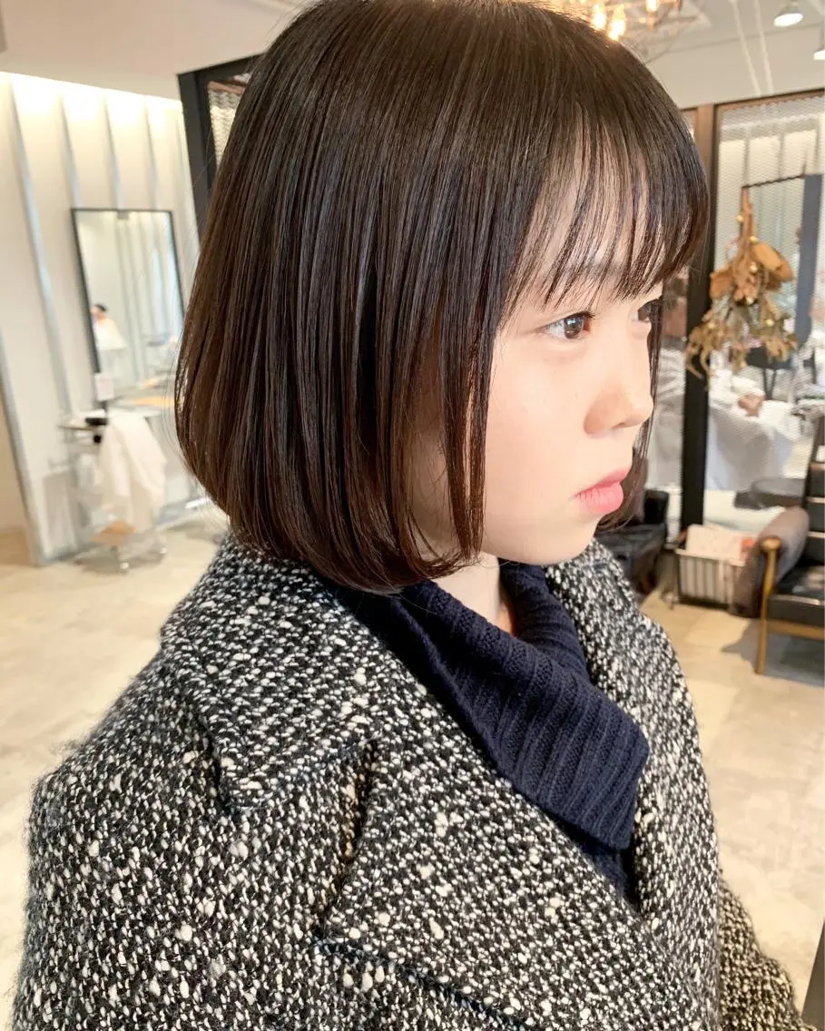 ショート カラー ボブ ヘアカラー 林下 大輔のヘアスタイル