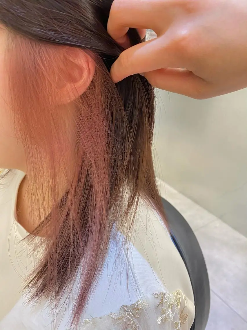 セミロング ヘアカラー トリートメント ♡可愛い艶髪特化♡ 艶髪先生のヘアスタイル