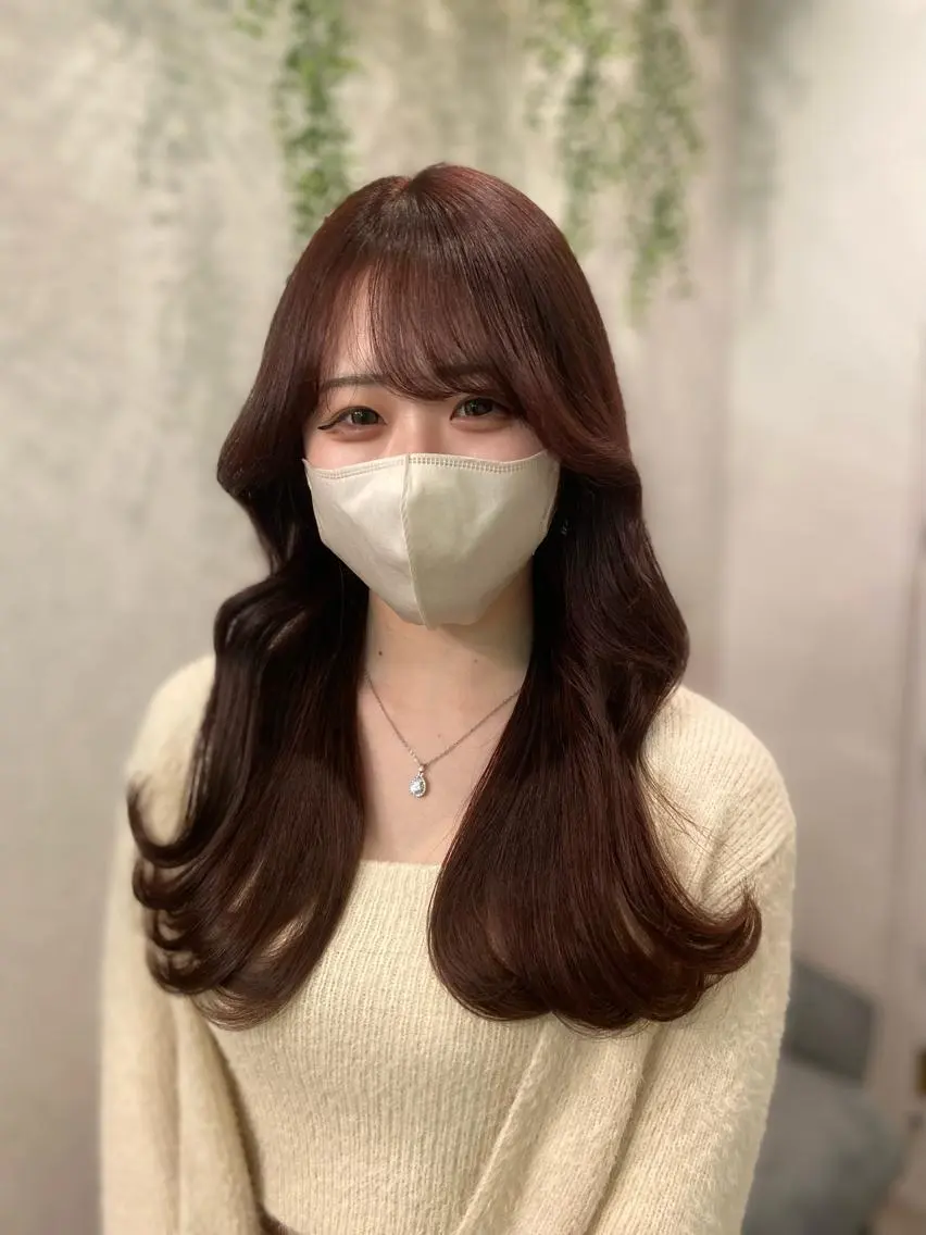 ロング 永井 亮のヘアスタイル