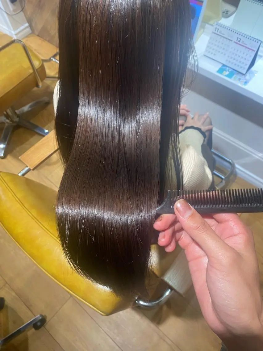 ロング 髪質改善 カット トリートメント 【暗め透明感カラー】 【インナー】小島良太のヘアスタイル