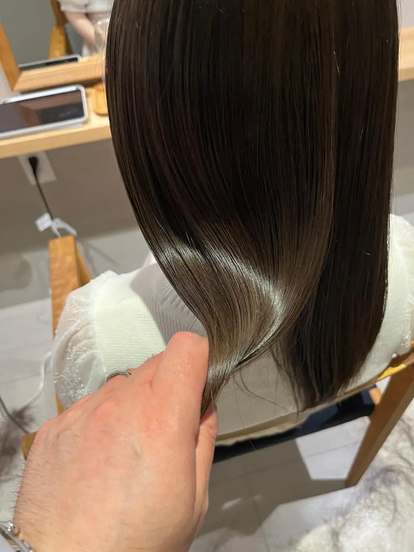 ロング カット トリートメント 東梅田徒歩5分☆髪質 改善☆笹次ユウタのヘアスタイル