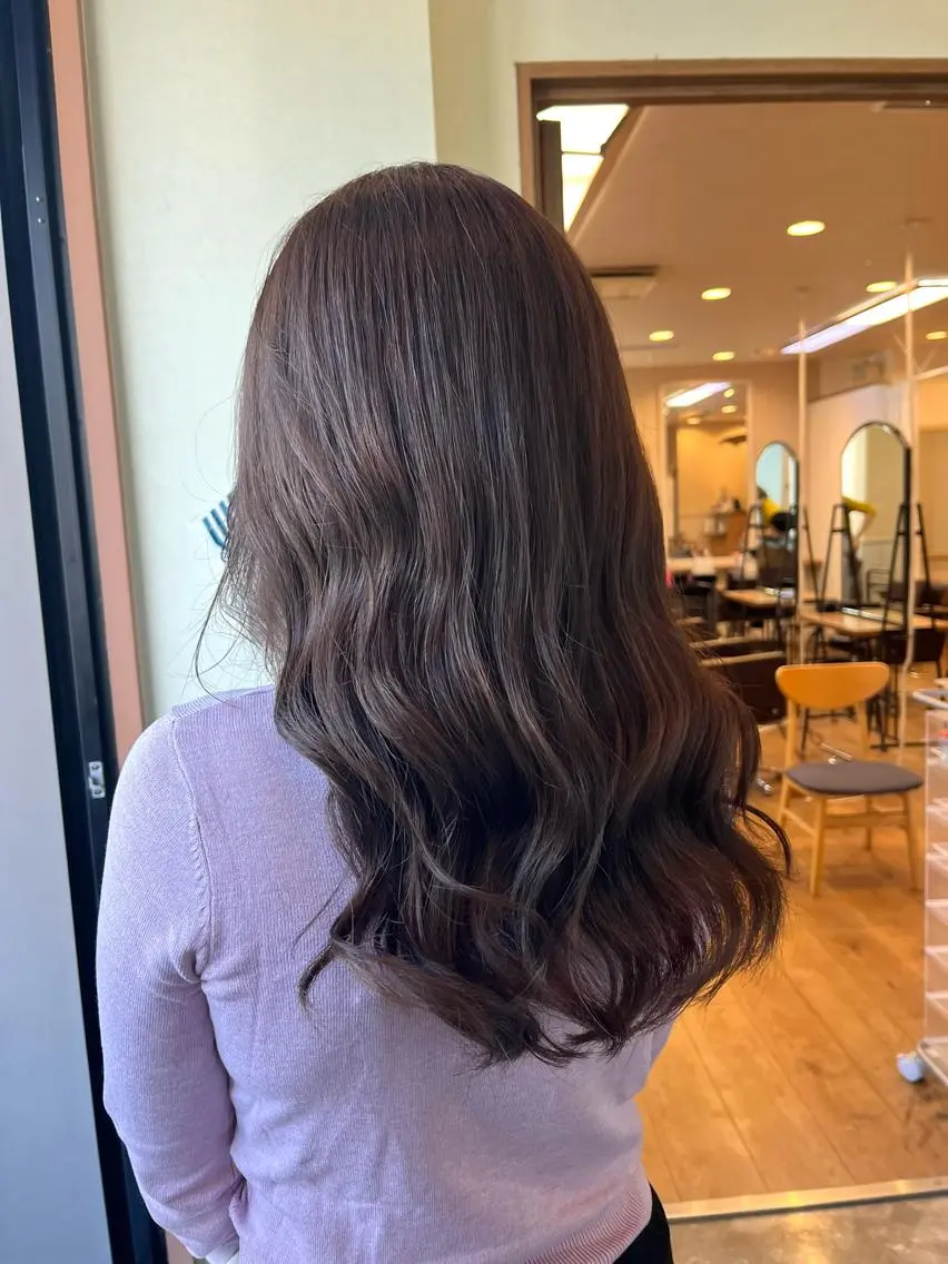 ロング カラー ベージュカラー カット ヘアカラー NUMBER 天王寺 🌼yuriのヘアスタイル