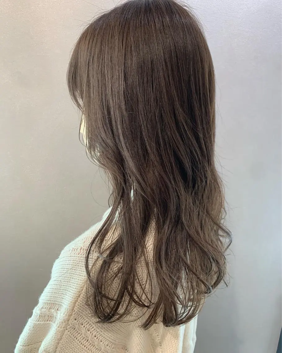 ロング カラー ブラウンカラー ショコラブラウン hubhair レイヤー/透明感のヘアスタイル