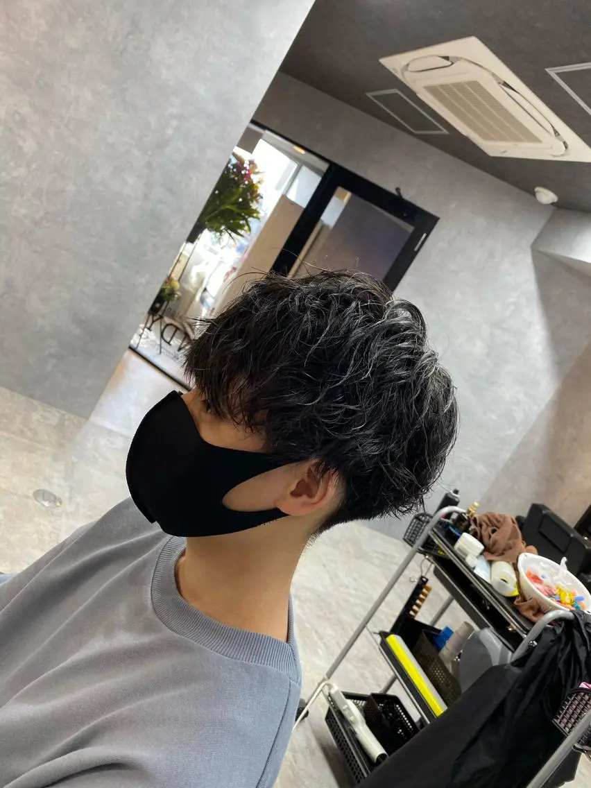 パーマ メンズ メンズパーマ カット パーマ 大阪メンズヘアのプロ 高橋 直希のヘアスタイル