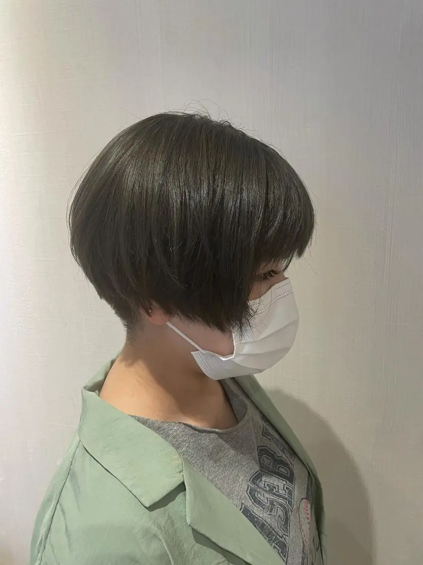 ショート カラー ナチュラル🧡可愛い MINAMIのヘアスタイル