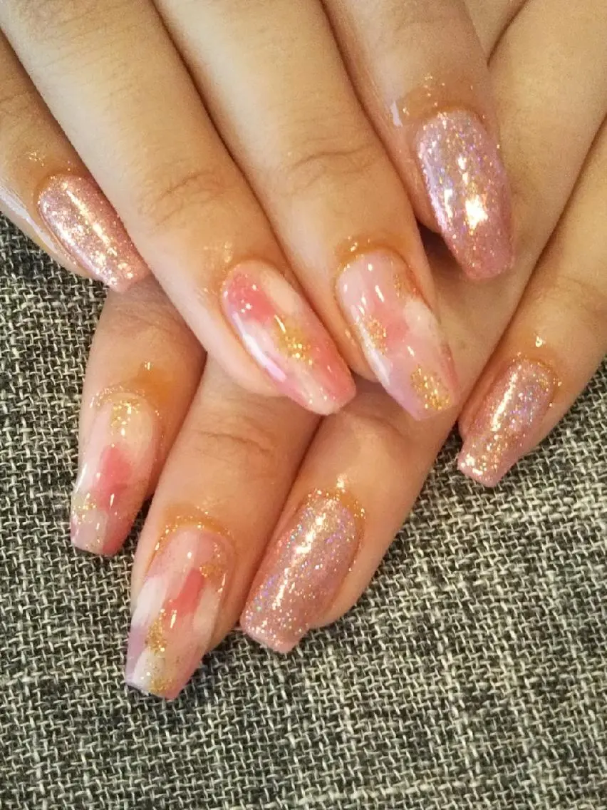 ネイル ピンク ハンドネイル private salon mieのネイルデザイン