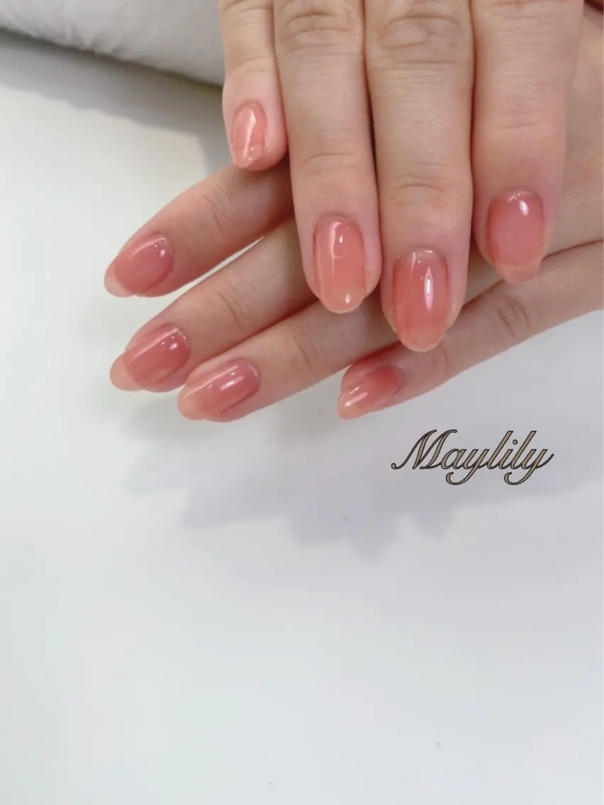 ネイル ワンカラーネイル Nail salon Maylilyのネイルデザイン
