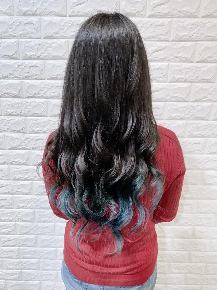 ロング カラー ヘアアレンジ グラデーションカラー 🌿 ܸAir 透明感🌱西村知佳のヘアスタイル