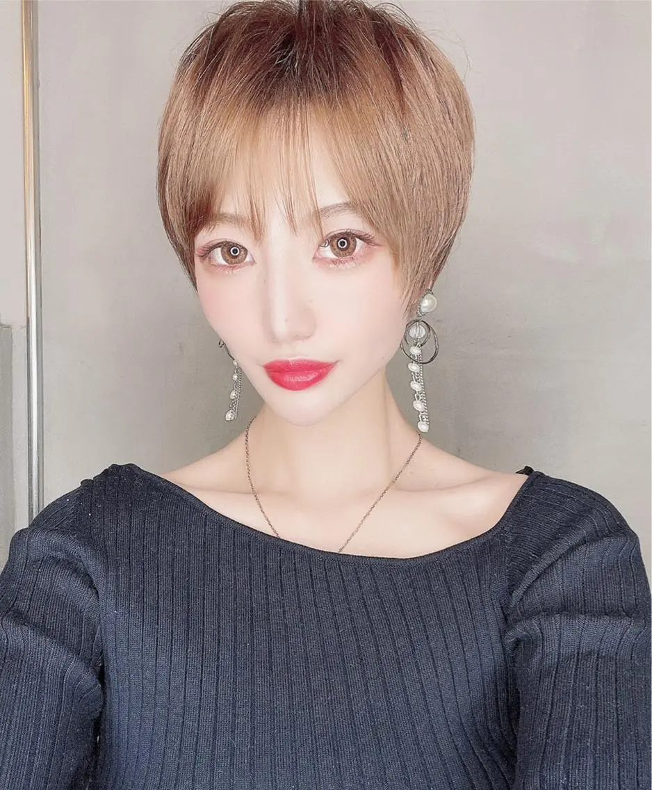 ショート ショートヘア 渋谷レイヤーカット❌ 縮毛矯正専門/武田涼のヘアスタイル