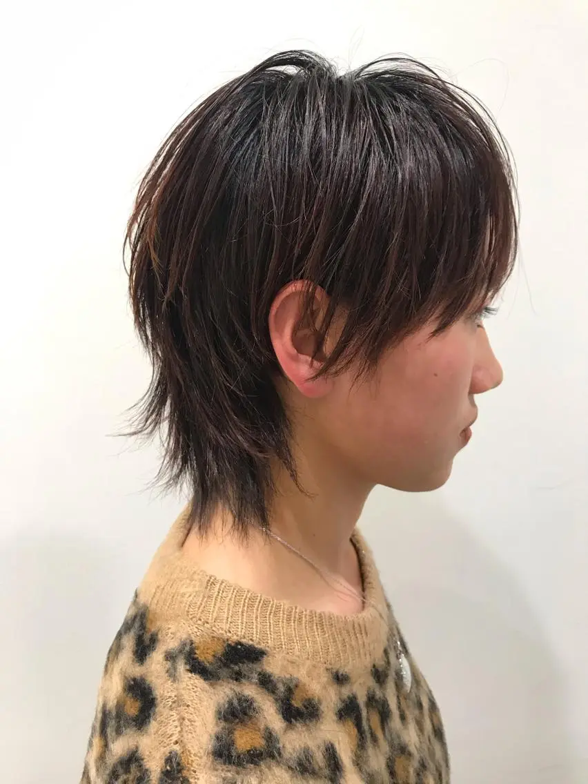 ショート クロスパーマ松永裕久 似合わせカットのヘアスタイル
