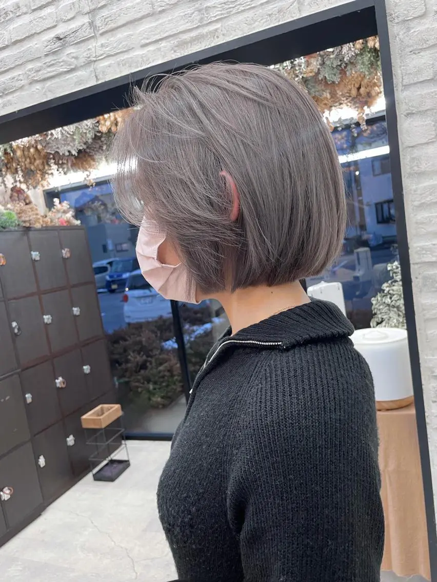 ショート ボブ カット ユナイテッド ビューティー西金沢のヘアスタイル