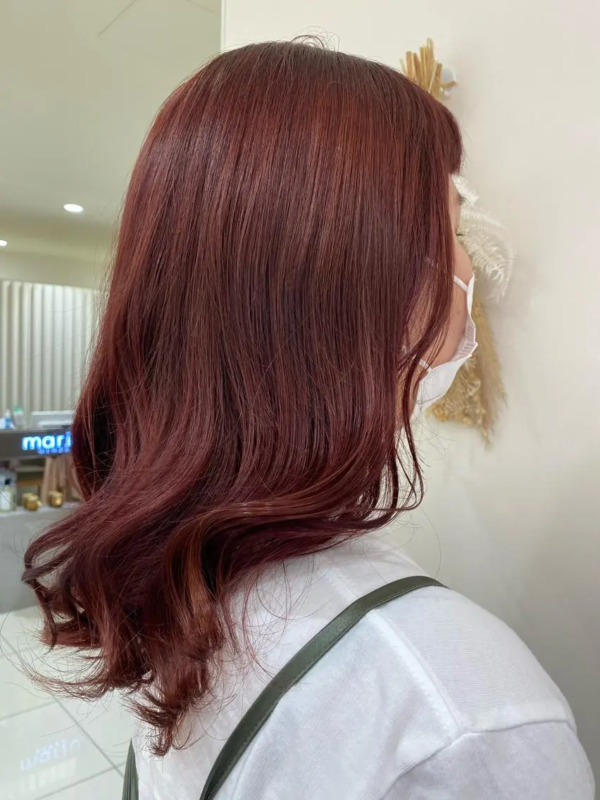ロング カラー 銀座メンズ専門🖤 叶奈々のヘアスタイル
