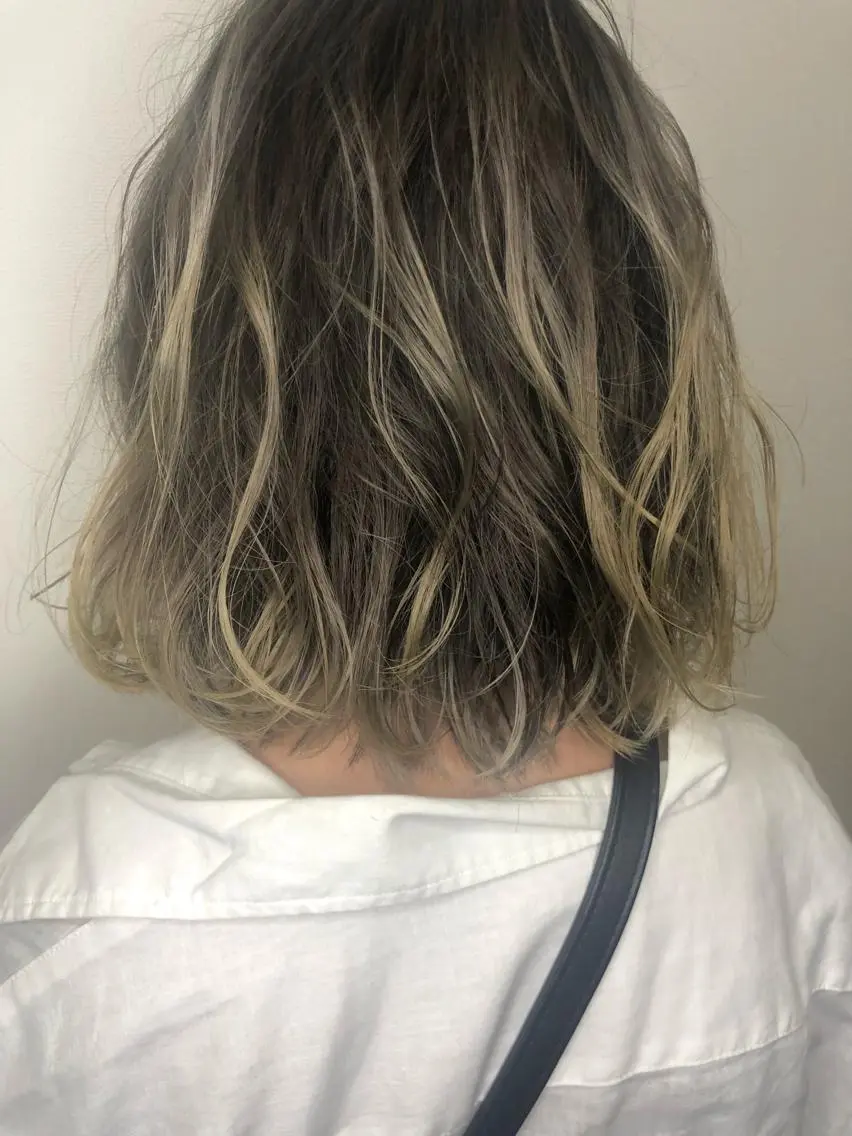 ミディアム カラー ヘアカラー sato yoのヘアスタイル