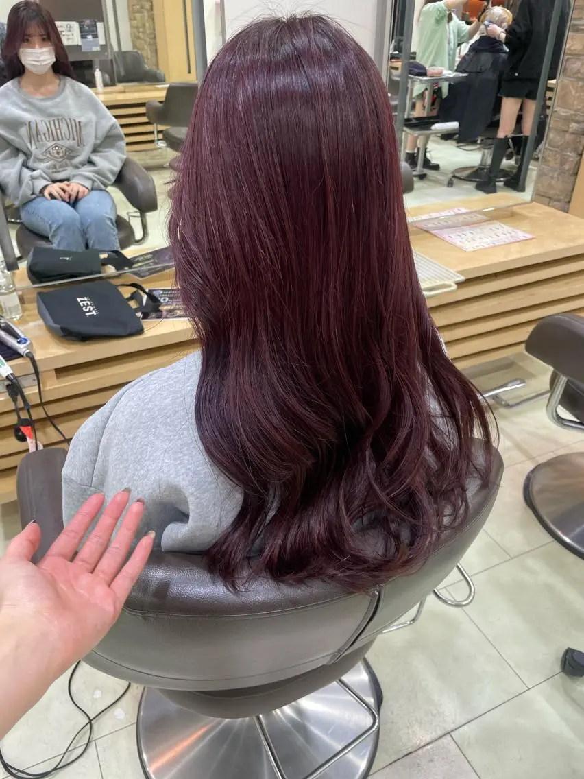 ロング カラー ヘアカラー トリートメント ヘッドスパ ヘアセット 🫧カット/パーマ /ネイル/かりん🫧のヘアスタイル
