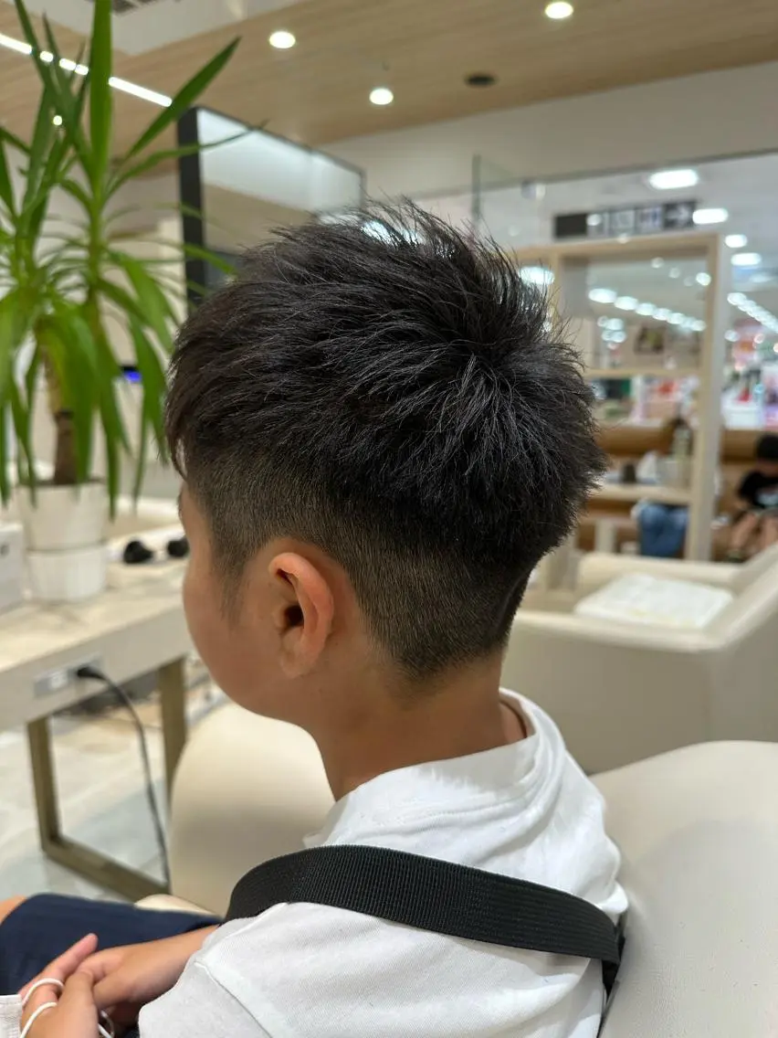 メンズ キッズ 神田 桃菜のヘアスタイル