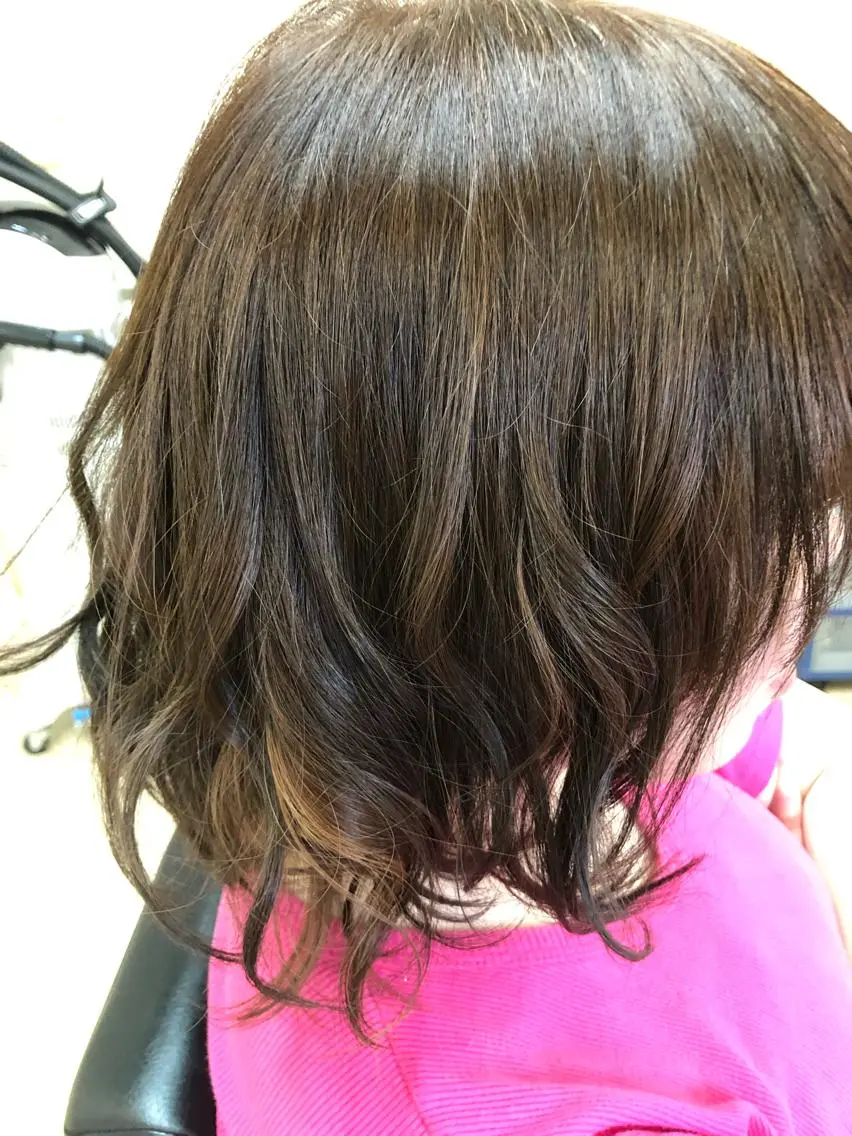 ミディアム 石塚 浩のヘアスタイル
