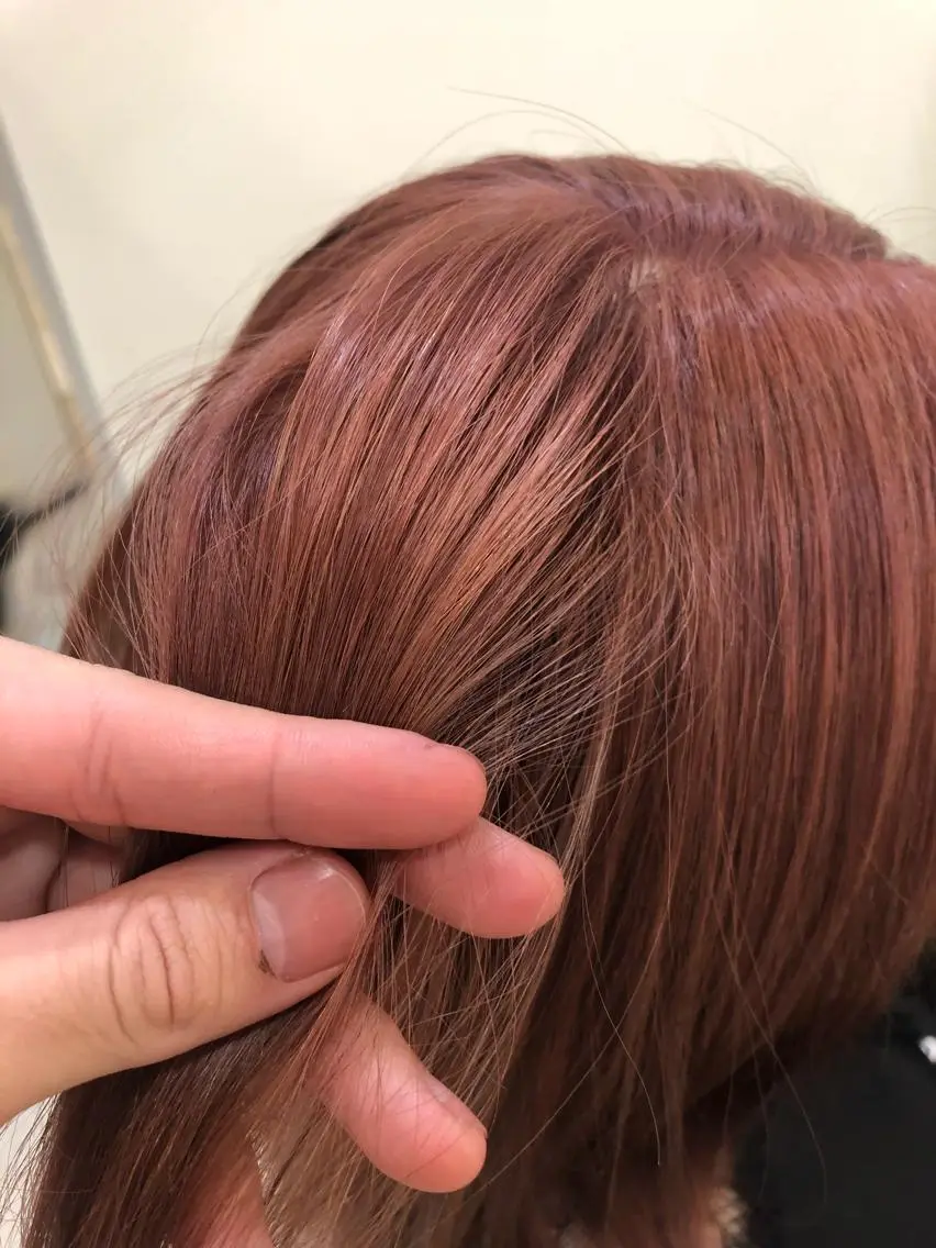 カラー 東梅田エリアカラー ヘアセットNo. 1のヘアスタイル