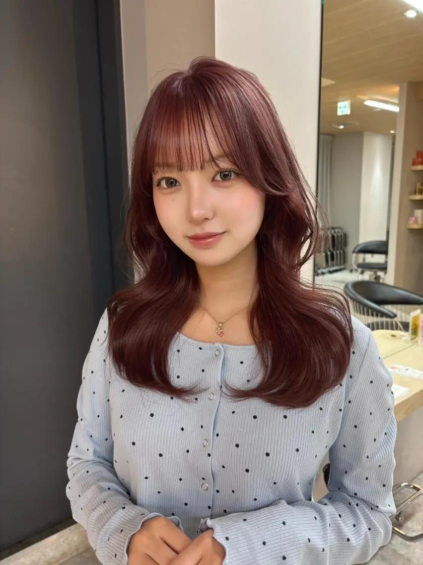 ロング カラー ベージュカラー ブリーチ ブラウンカラー 透明感カラー ブリーチなしカラー カット ヘアカラー トリートメント うるツヤ♡顔周り Satsuki୨୧のヘアスタイル