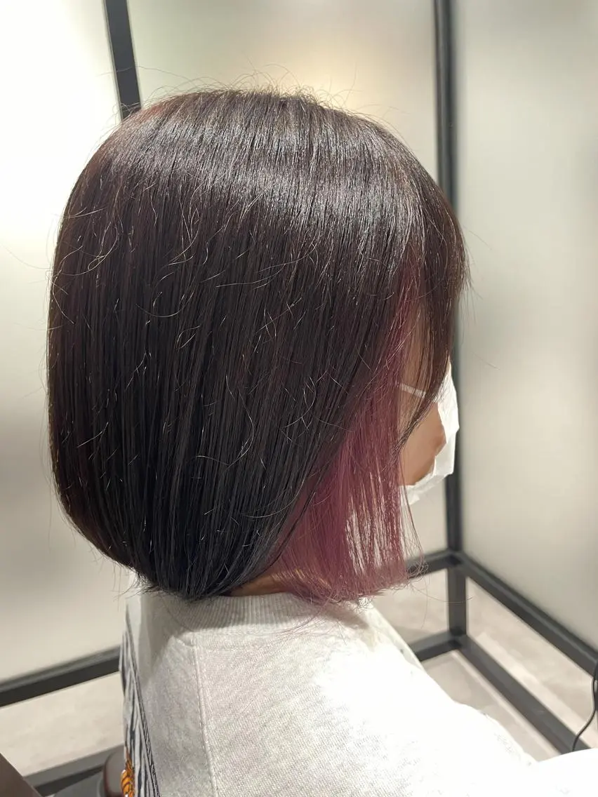 ショート 縮毛矯正／ブリーチ Shoのヘアスタイル