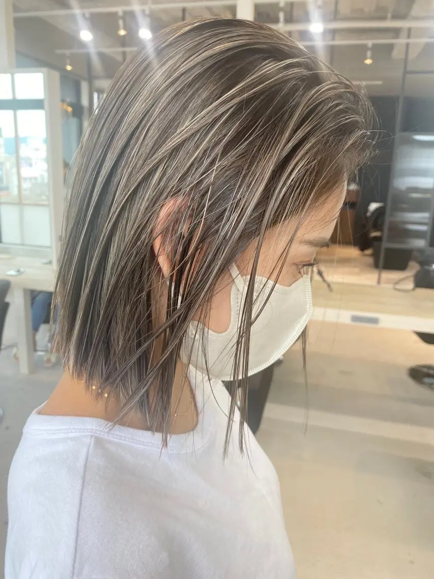 ショート カラー ネイル マツエク・マツパ アイブロウ カット ヘアカラー トリートメント 井上 一平のヘアスタイル