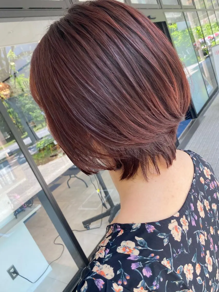 ショート カラー カット ヘアカラー トリートメント 金森 斗夢のヘアスタイル