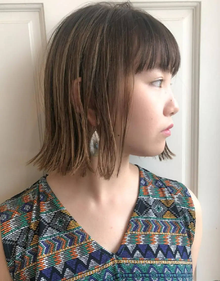 ショート ショート✨ボブ✨代表 新田見美仁のヘアスタイル