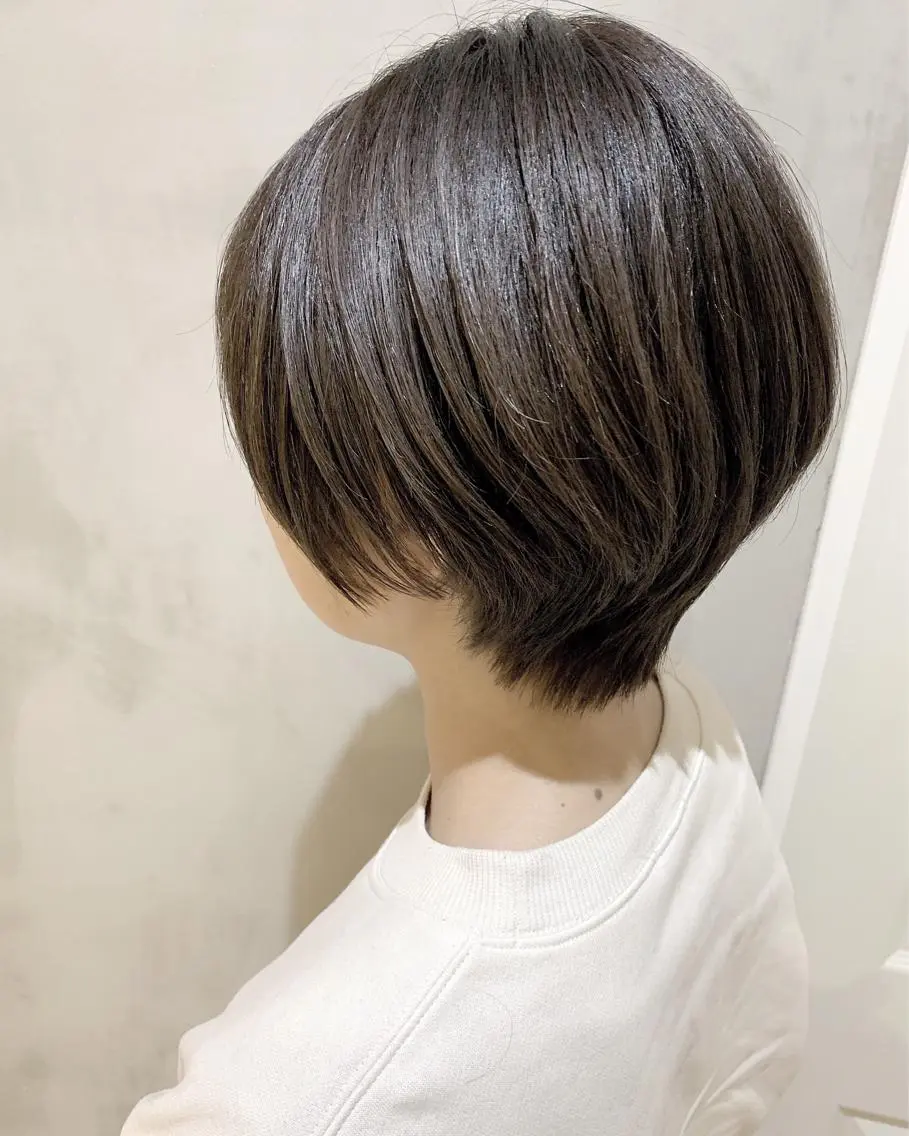 ショート アッシュ ボブ エクステ 外国人風カラー ハイライト カット ヘアカラー 夜23時まで予約🉑 reverieあきらのヘアスタイル