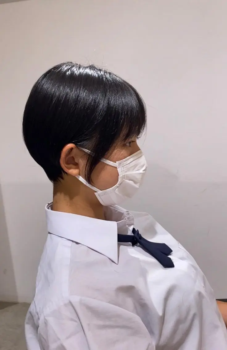 ショート ショートヘア カット 斎藤 仁のヘアスタイル