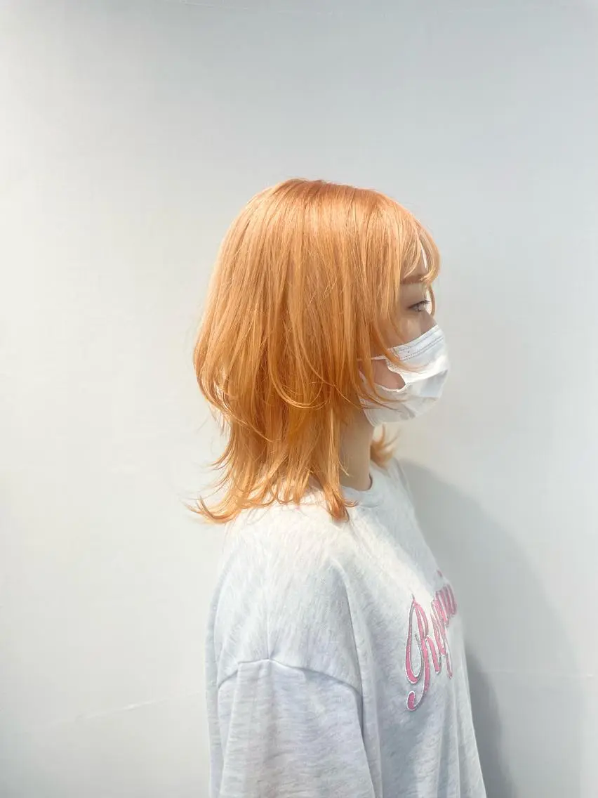 セミロング 髪質改善 縮毛矯正 トリートメント 酸熱トリートメント MATISSE藤崎 渕上 ジュビアイのヘアスタイル