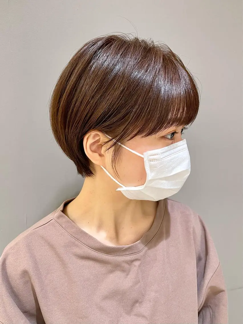 ショート ショートボブ ハンサムショート 丸みショート ボブ ショートヘア 荻窪/ショートヘア✨ ショートボブ長松大哉のヘアスタイル