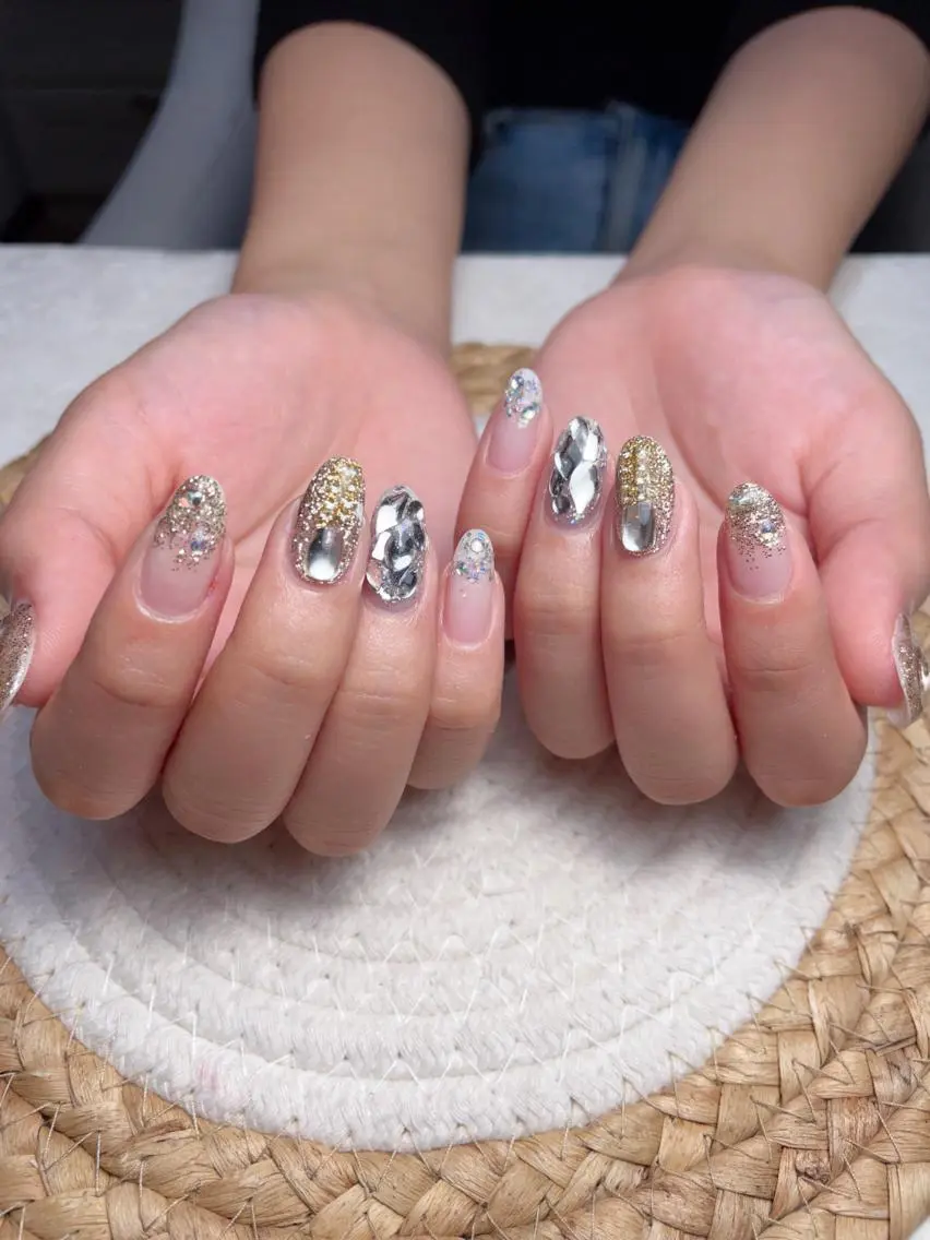 ネイル ハンドネイル M 🌷Nail 長さだし専門店のネイルデザイン