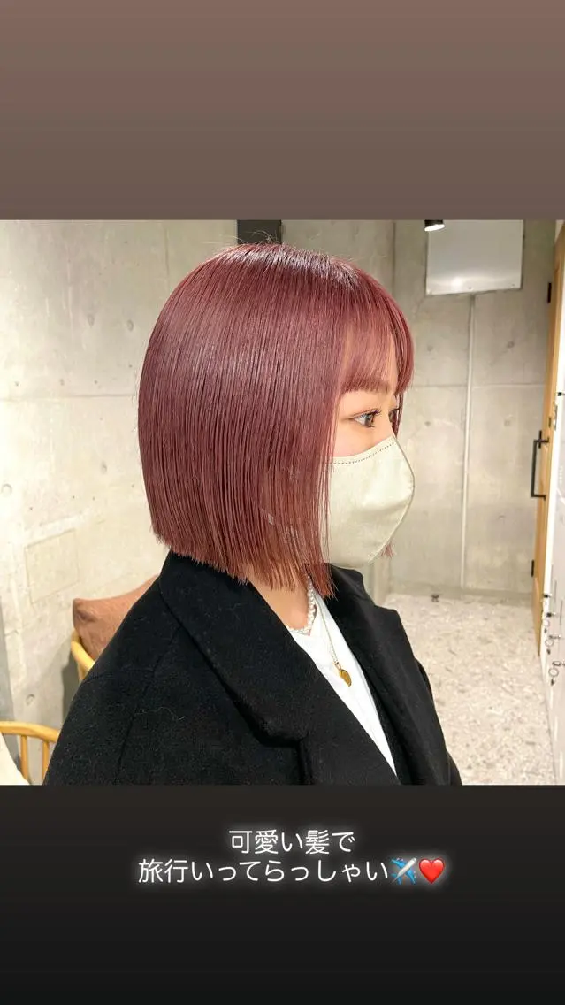 ショート カラー カット ヘアカラー トリートメント ❤️ダブルカラー 髪質改善❤️SAYAのヘアスタイル