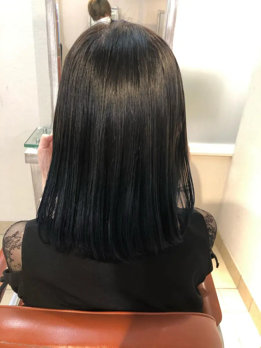 セミロング アッシュ ★糀谷 敬大のヘアスタイル