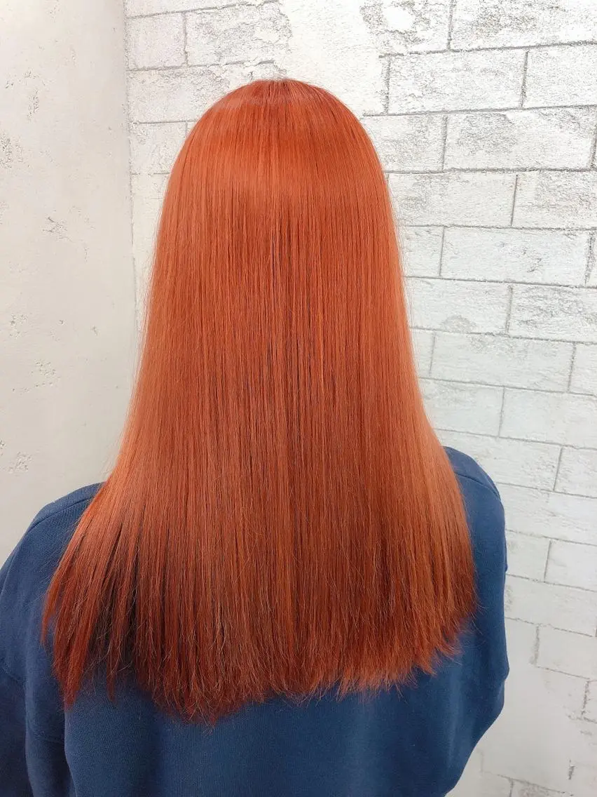 ロング カラー ヘアカラー トリートメント ヘッドスパ ヘアセット ️韓国ヘア/レイヤー カットYūka❤️のヘアスタイル
