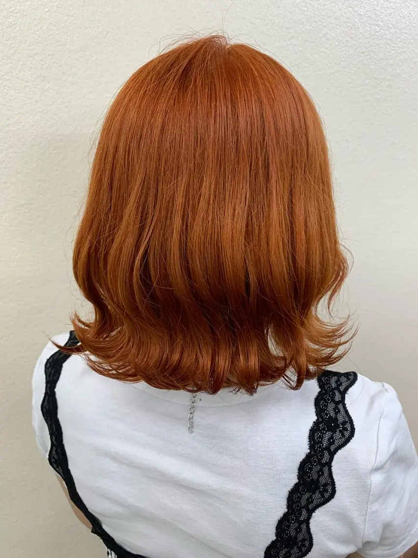 ミディアム カラー ヘアアレンジ 💕上野美容師☁ ブリーチ💖サワのヘアスタイル