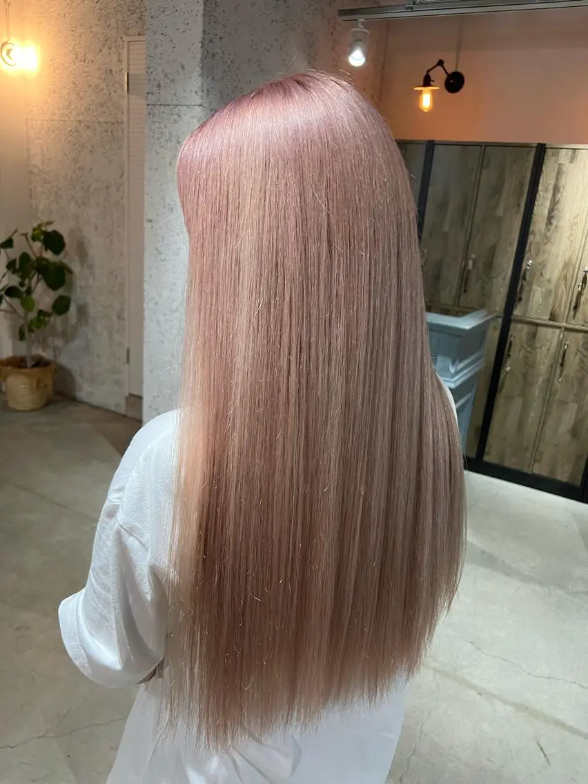 ロング カラー amie三宮 NAKANOのヘアスタイル