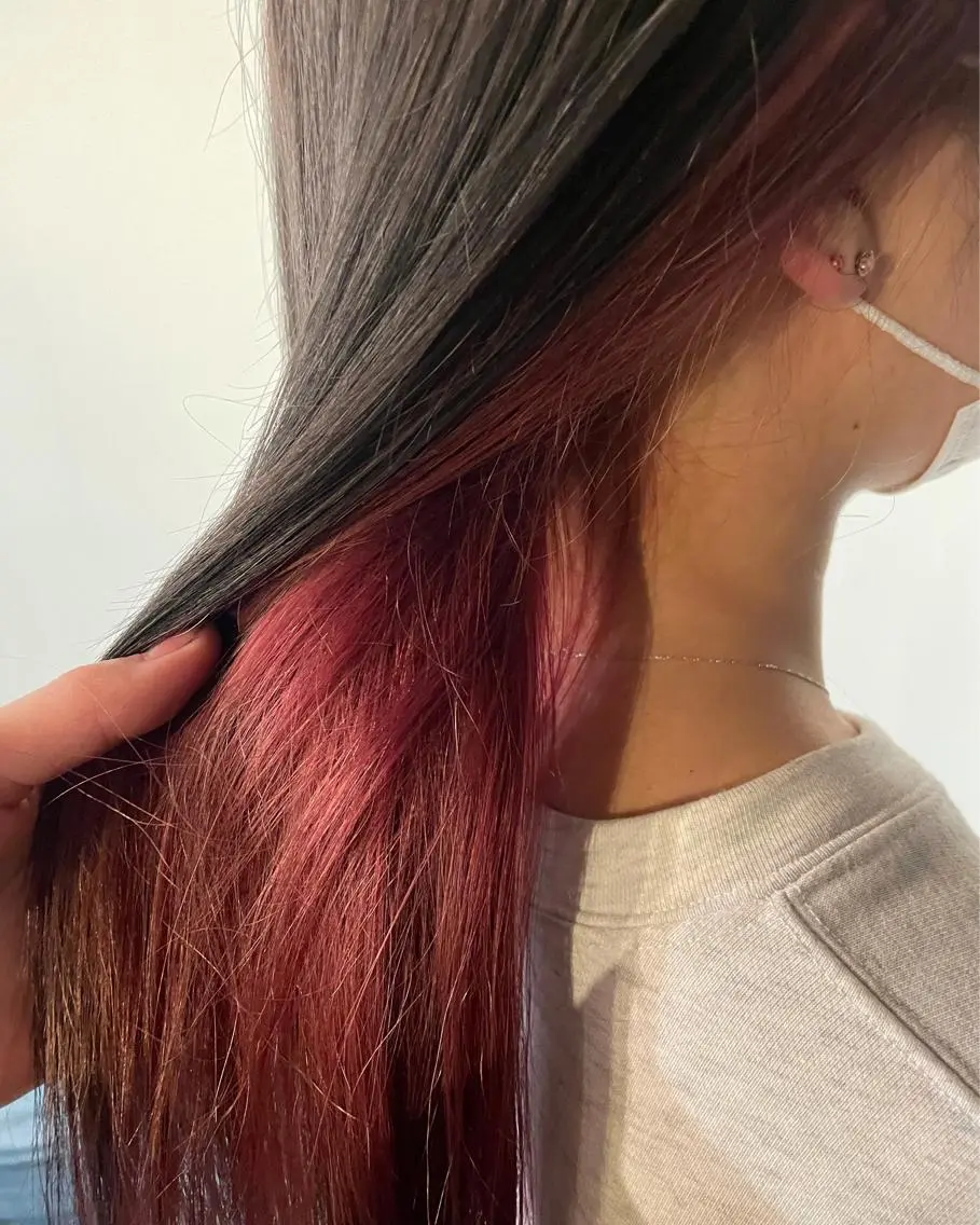 セミロング カラー セミロングパーマ バレイヤージュ ダブルカラー グラデーションカラー ハイライトカラー カット ヘアカラー トリートメント Luana / 公式 / 大通のヘアスタイル