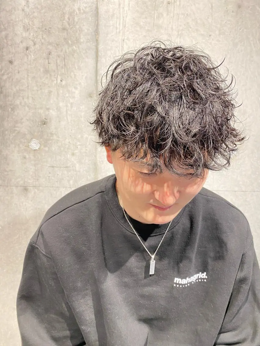 メンズ メンズパーマ メンズツイストパーマ ツイストパーマ カット パーマ ナチュラル特化 低価格/ＪＯのヘアスタイル