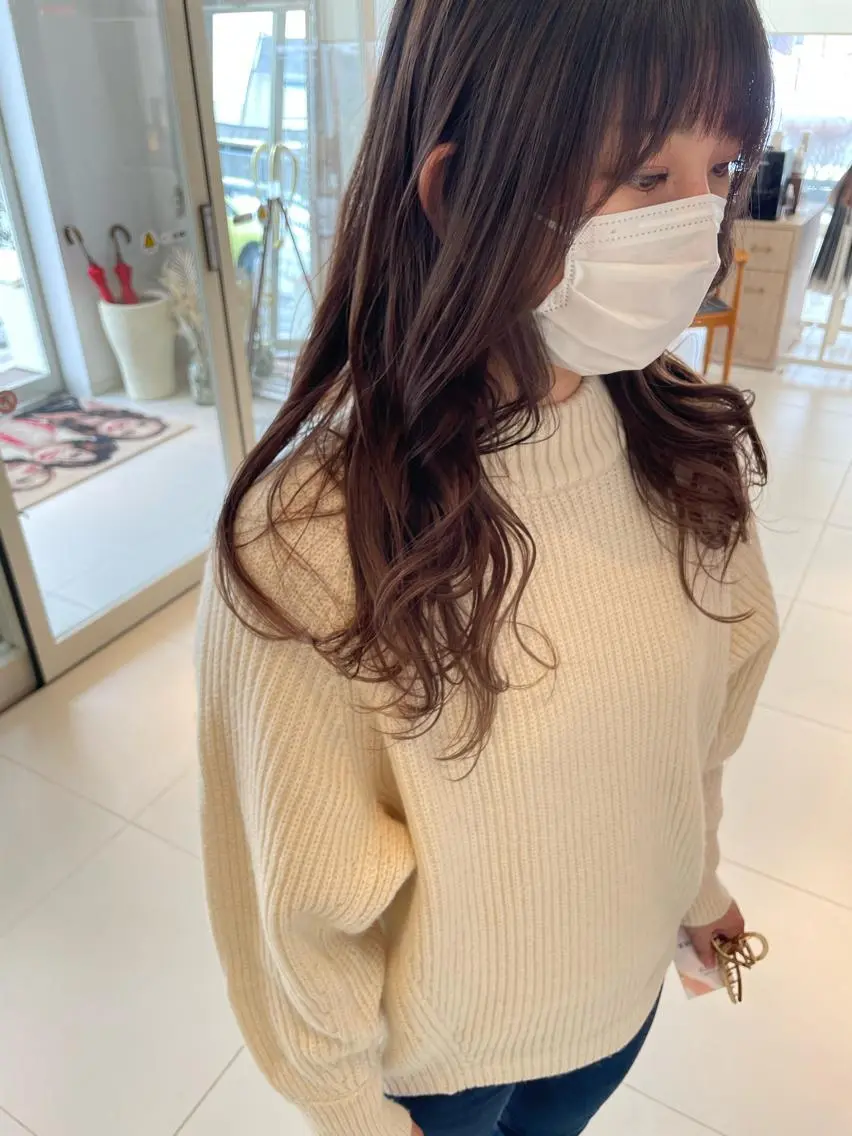 ロング カラー ショートボブ ボブ 鶴岡で縮毛矯正なら お任せ！ハヤシナオミのヘアスタイル