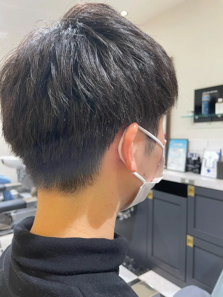 ショート メンズパーマ、カラー 大募集村上莉奈のヘアスタイル