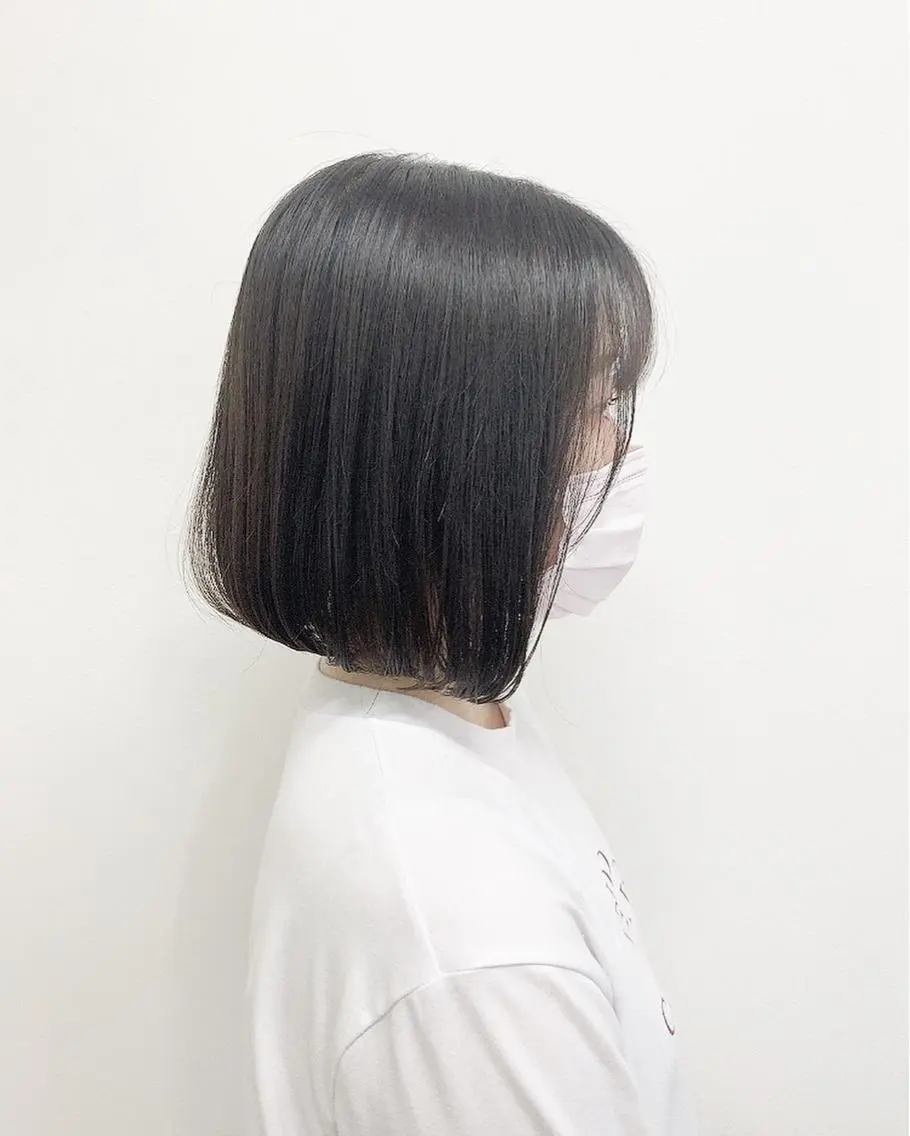 ショート カット ブリーチなし透明感 🍀梅田・増田のヘアスタイル