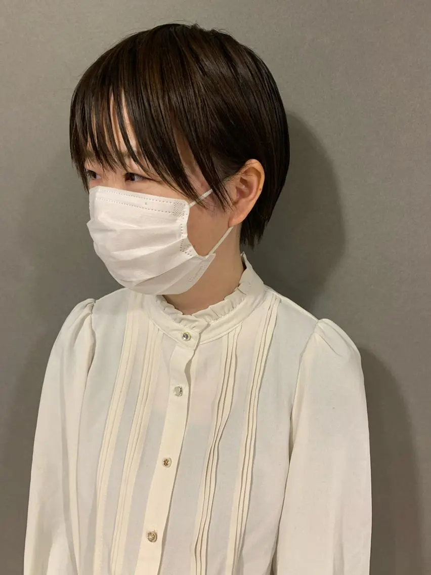 ショート ショートヘア 縮毛矯正 トリートメント SHU NTAのヘアスタイル